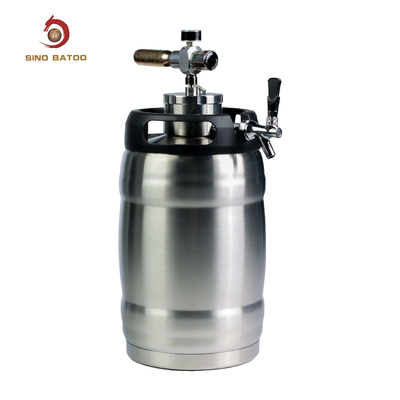 Home Brewing 1.3 Gallon Vacuum Beer Growler Party Kegger With Tap System