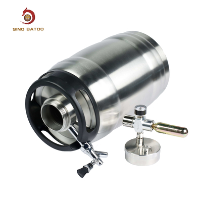 Home Brewing 1.3 Gallon Vacuum Beer Growler Party Kegger With Tap System