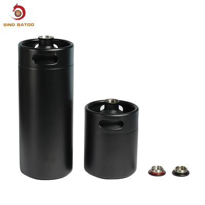 Carbonated Stainless Steel Beer Keg Food Grade Stainless Steel 4 Liter Mini Slim