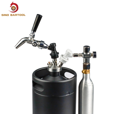 Insulated Pressurized 30psi Small Ball Lock Keg Soda Beer Dispenser With Sodastream