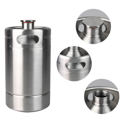 2L Stainless Steel Soda Nitro Empty Small Draft Beer Kegs