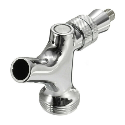 Well Pouring Beer Keg Faucet , Draft Beer Tap Faucet Fits For American Beer Shanks And Towers