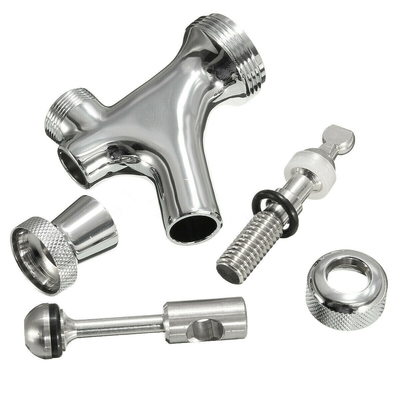 Well Pouring Beer Keg Faucet , Draft Beer Tap Faucet Fits For American Beer Shanks And Towers