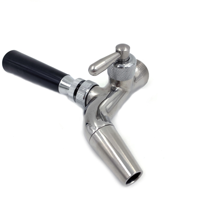 Homebrew Beer Keg Faucet , Flow Control Beer Faucet With Forward Sealing