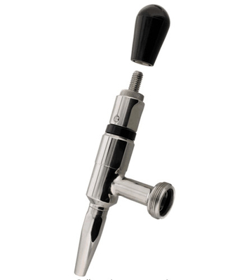 Nitrogen Stout Beer Faucet With Standard Black Tap Handle