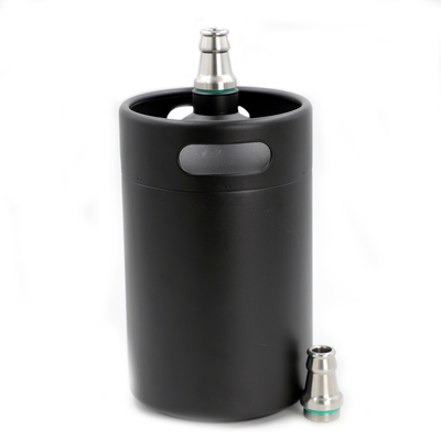 Easy To Fill Beer Mini Keg Adapter 2.5cm With Crown Mouth Cap