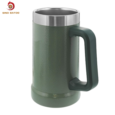 FDA 24oz Big Grip Stainless Steel Insulated Beer Mug