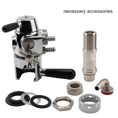 Stainless Steel Growler Filler Beer Keg Faucet Defoaming