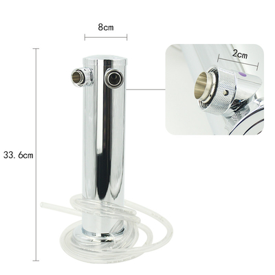 Polishing 304 Stainless Steel Double Faucet Beer Tower