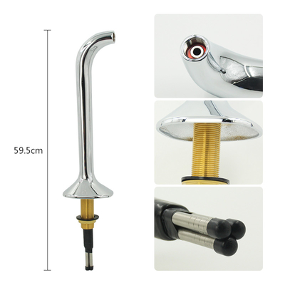 One Way Chrome Plated Single Faucet Beer Tower For Brass Beer Dispenser