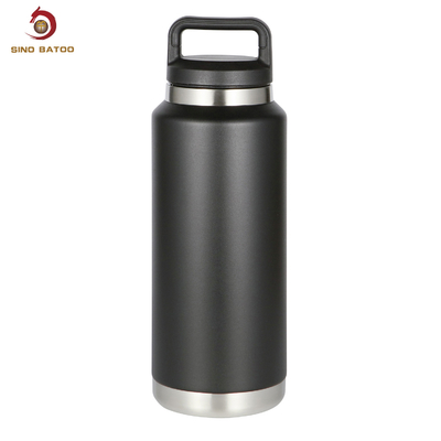 36oz Black Vacuum Insulated Growlers With Grip Handle
