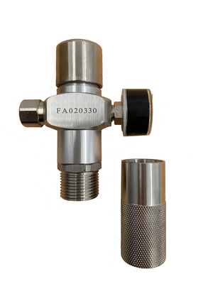 18/8 Cartridge Shell Aluminum Nitrogen Mini Regulator 0-60PSI Gauge