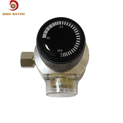 Aluminium Commercial CO2 Mini Gas Regulator With 1.8K Burst Safety Valve