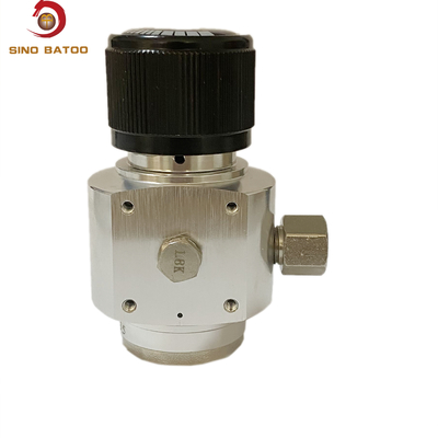 Aluminium Commercial CO2 Mini Gas Regulator With 1.8K Burst Safety Valve