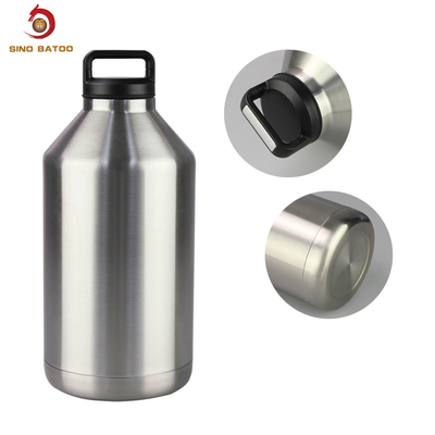 SUS304 Carbonated 3.8L Beer Cylinder Dispenser With 30PSI Regulator