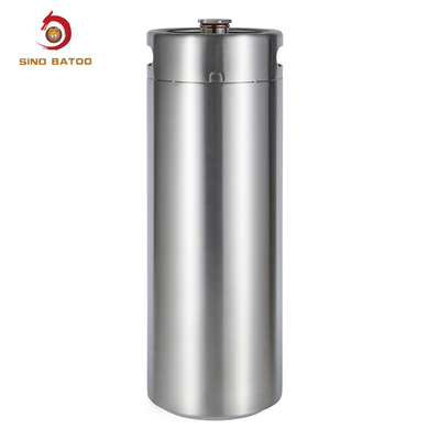 18/8 Stainless Steel Countertop 10 Litre Beer Keg With Rim Handle
