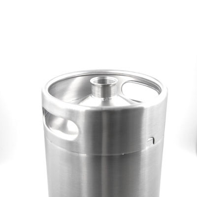 18/8 Stainless Steel Countertop 10 Litre Beer Keg With Rim Handle