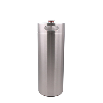 Outdoor Single Wall Stainless Mini Keg 10 Liter For Home Brewing