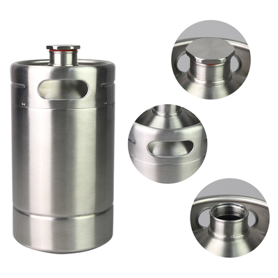 OEM Food Grade SS304 Double Wall 2L Mini Beer Keg
