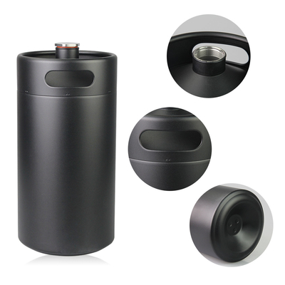 Screen Printing Insulated Mini Keg , Double Wall 5L Stainless Steel Mini Keg