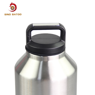 2L 64oz Vacuum Insulated Growlers Stainless Steel With Chug Cap