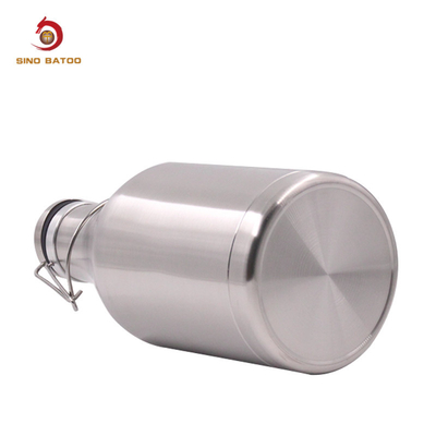 1.89L 64oz SS Growler Double Wall Stainless Steel Flip Top