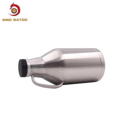 64oz Stainless Steel Vacuum Insulated Beer Growler With BPA Free Lid