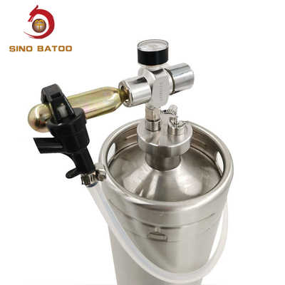 4L Single Wall CO2 Mini Keg Dispenser With Flexible Beer Tap