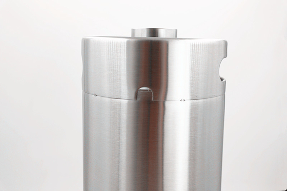 Single Wall 10L Craft Beer Mini Keg Flat Bottom Big Mouth