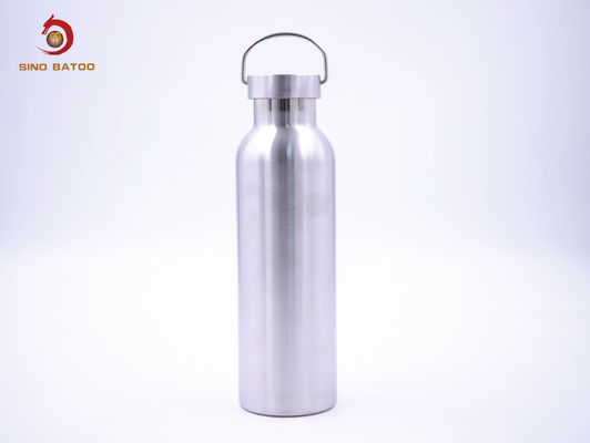 Bpa Free 304 Stainless Steel Sport Bottle Custom Logo 1 Liter With Handle