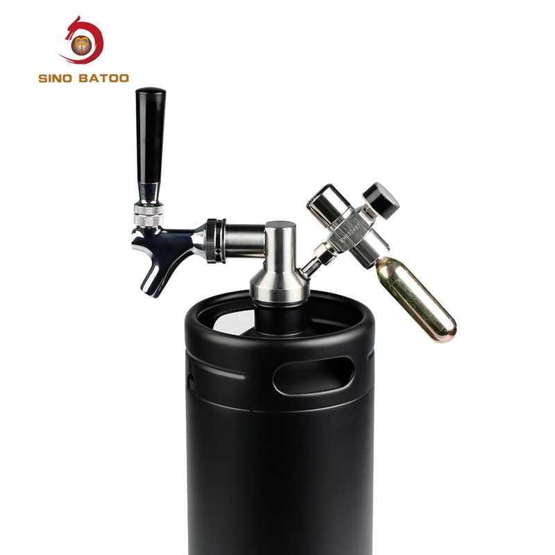 3.8 L Ss304 Portable 128 Oz Keg Growler Dispenser With Fda Certification
