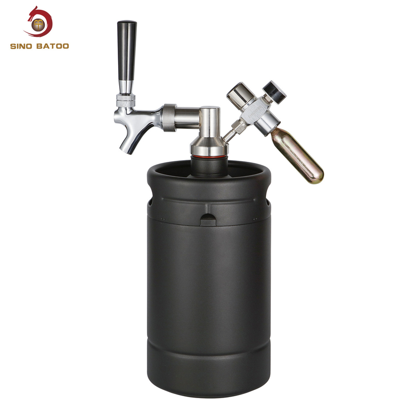 2L 64oz Vacuum Insulated Pressurized Mini Keg Beer Growler