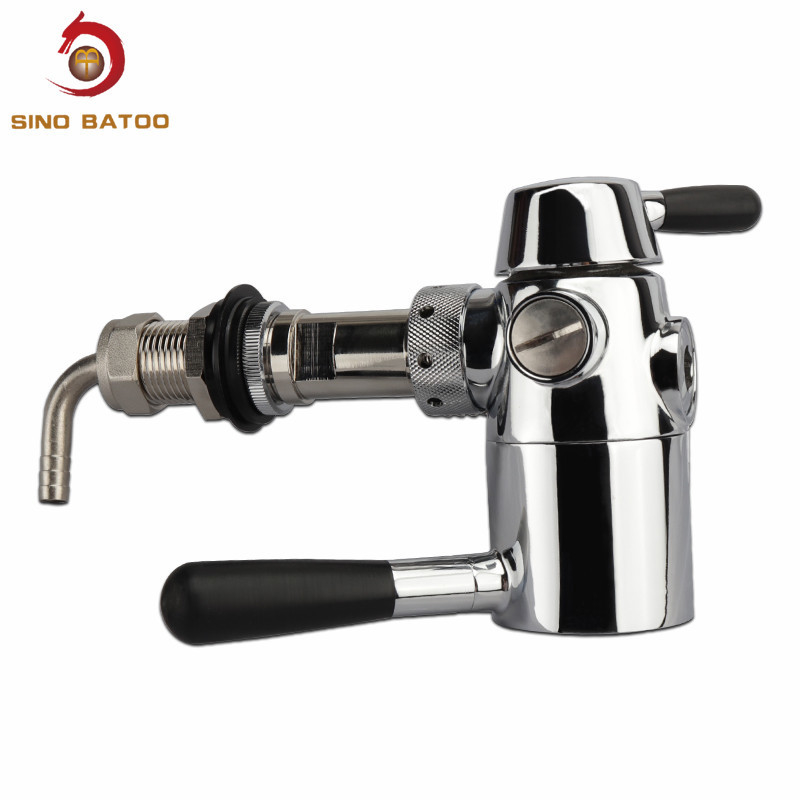 Stainless Steel Growler Filler Beer Keg Faucet Defoaming