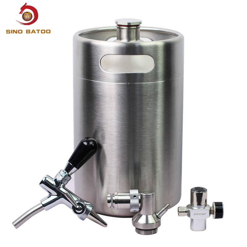 Stainless Steel Durable Solid 5L Pressurized Beer Kegs