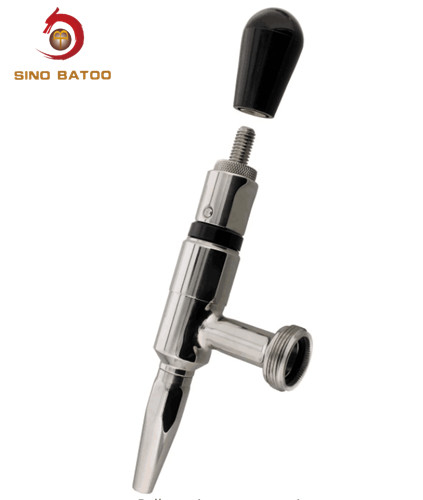 SS304 Beer Keg Faucet 21cm , Mini Keg Faucet For Stout Beer Nitro Cold Brew Coffee