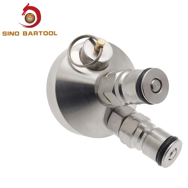30PSI Safe Valve Mini Keg Ball Lock Lid Stainless Steel Dispenser