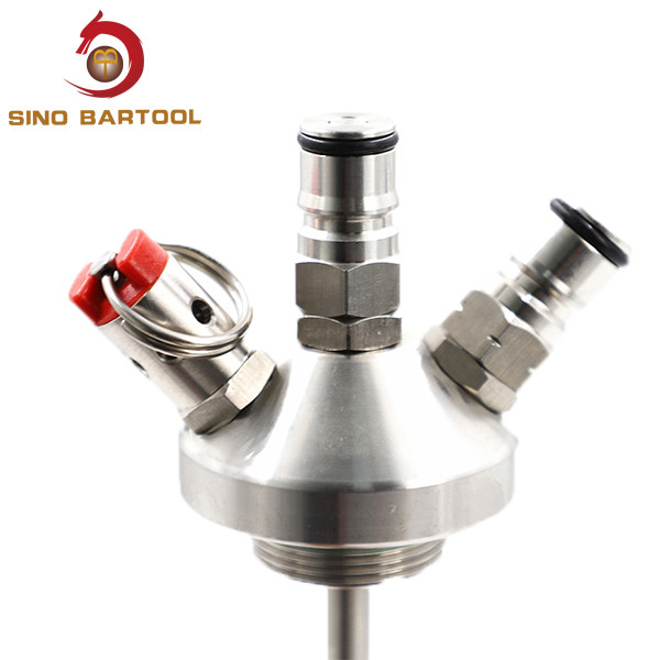 78x55mm Double Ball Lock Mini Keg Dispenser 18/8 Stainless Steel