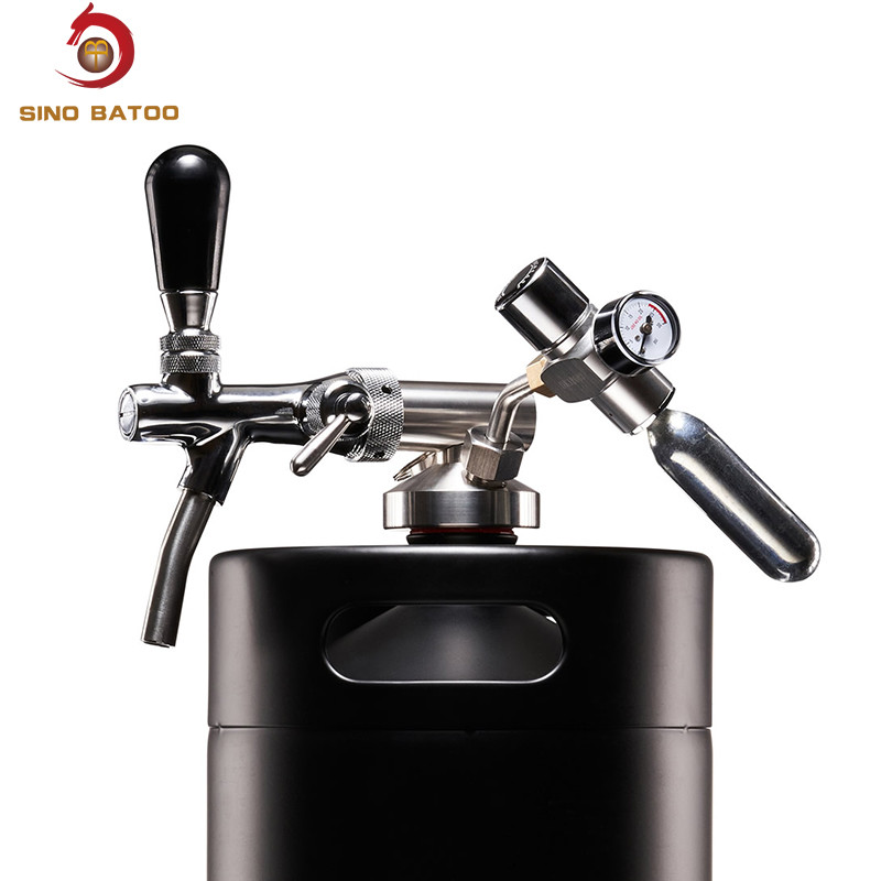 Carbonated Pressurized 5L Mini Keg Beer Dispenser CO2 System