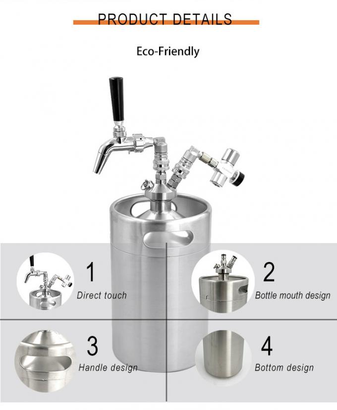 Wine Soda Craft Beer Mini Keg Pressurised Tapping Dispensing System